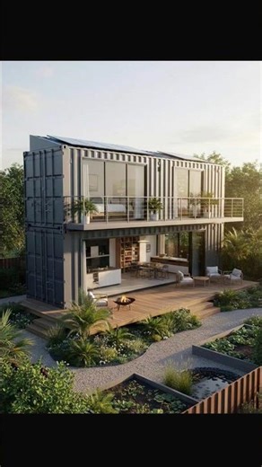 Peaceful Container Homes in The Countryside #shorts #tinyhouse #containerhouse