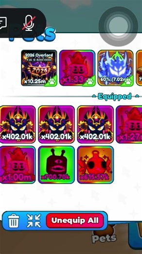 I hatched the 2026 overlord in tapping simulator #7 #tappingsimulator