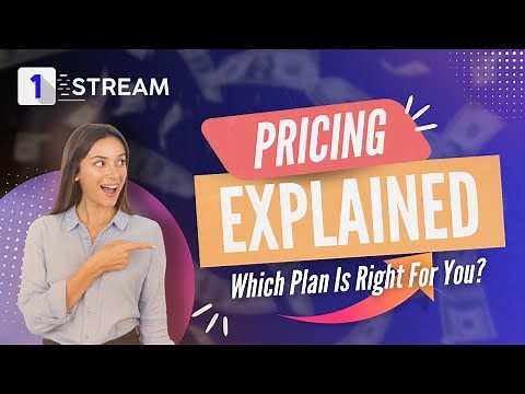 1-Stream Pricing Explained: Which Plan Is Right for You? 🎯