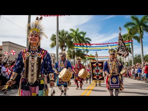 AMAZING Seminole Tribe Parade Florida 2026 🪶 | Unconquered People Native American Culture | 4K
