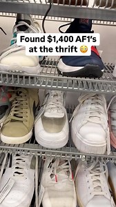 2.3M views · 10K reactions | Lucky day at thrift  #sneakers #sneakerhead #thrift #thrifting #shorts | Sole Loco | Facebook