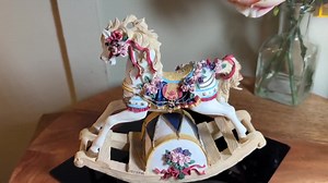 Vintage, Resin, Musical, Carousel Horse, Rocking Horse, Plays "music of the Night", 8", 1980's B124-7-4 - Etsy