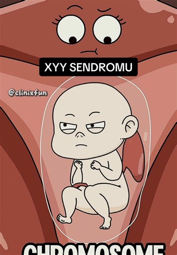 XYY sendromu nedir? Bazı erkeklerde kromozom sayısı 46 yerine 47 (XYY) olabilir. Bu durum genetik bir varyasyondur ve çoğu kişi normal bir yaşam sürer. Bilimsel gerçekleri konuşalım. 🧬 #xyy #genetics #kromozom #health #bilim