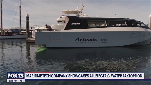 WA maritime tech company debuts electric water taxi