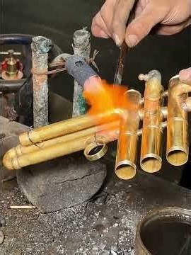 How Trumpets Are Made 🎺 #trumpet #craftsmanship #satisfying #viralshorts #shorts #youtubeshorts