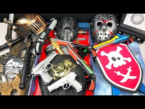 Ultimate Medieval & Tactical Toy Weapons! Shotguns, Pistols, Axes & Epic Masks Unboxed!