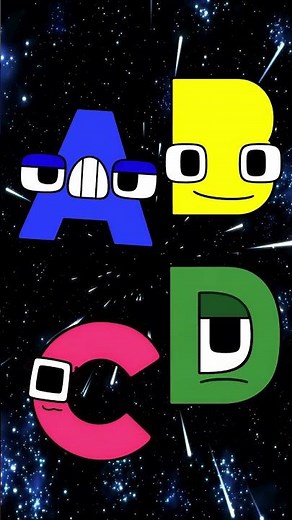 Catchy ABC Song Shorts | Colorful Alphabet Characters | A–Z for Kids #atoz #abcsong #learnabc