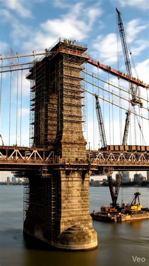 💡 Construction of London Bridge // #aivideo #london #shorts