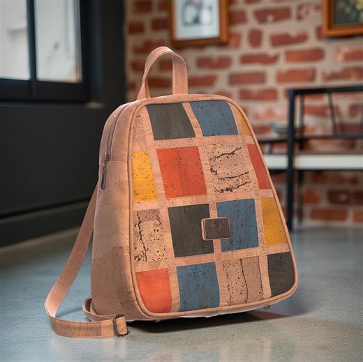 Cork Fabric Backpack, Women’s Natural Cork Backpacks | Eco-friendly Travel Backpack & Large Capacity Bag, Gift for Her, Christmas Offer. - Etsy