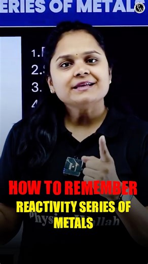 Reactivity Series of Metals | SSLC | Chemistry #shorts #shortsfeed