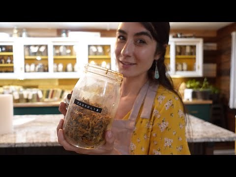 How to make a Propolis (aka Bee Glue) Tincture- From Start to Finish!!!