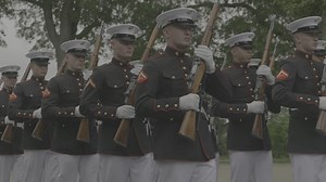 Marine Corps Mounted Color Guard East Coast Tour (B-Roll)