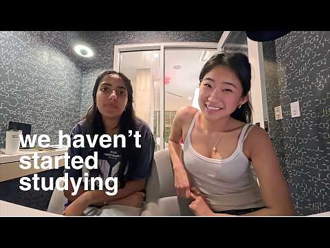 chaotic finals week vlog | late night studying, productive vlog, cramming, & crashing out