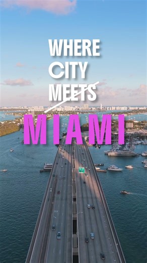 This aerial view of Miami is absolutely unreal #dronevideo #miami #shorts