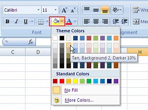Cara Memberi Warna Pada Tabel Excel Manual dan Otomatis