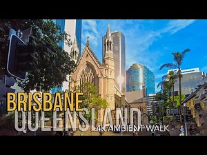 Brisbane 4K Ambient Walk: Exploring Eagle Street Pier and Beyond