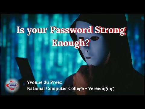 2. CyberSecurity Awareness Is your password strong enough?