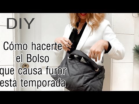 DIY How to make the quilted bag that's all the rage this season/zippered tote bag