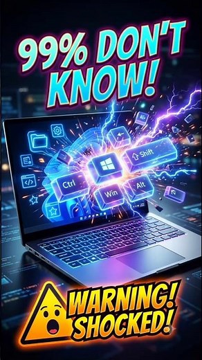 99% of Laptop Users Don't Know These Tricks! 🤯#ytshorts #viral #trending