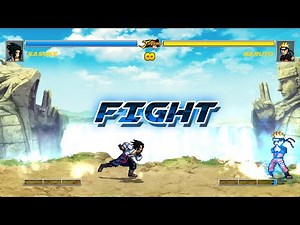 Naruto vs Sasuke! (Clash Code Update) | Naruto JUS Mugen #mugen #naruto