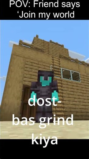 POV: You Join Your Friend’s “New” Minecraft World 💀