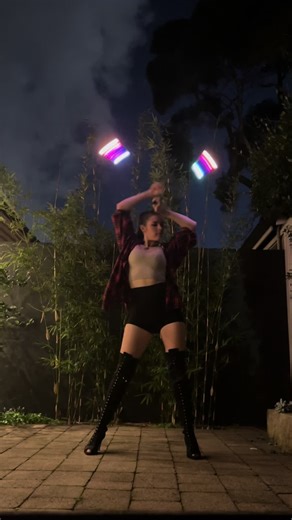Glowsticking Dance Performance with LED Lights