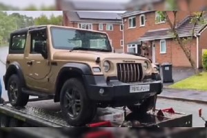 Mahindra Thar Earth Edition Owner Gets SUV Delivered To UK: Video