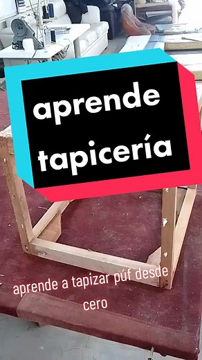 Aprende a Tapizar Puf como un Profesional