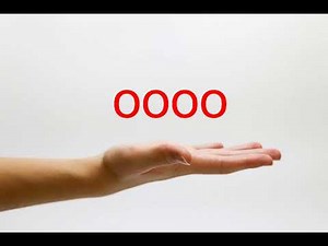 How to Pronounce oooo - American English