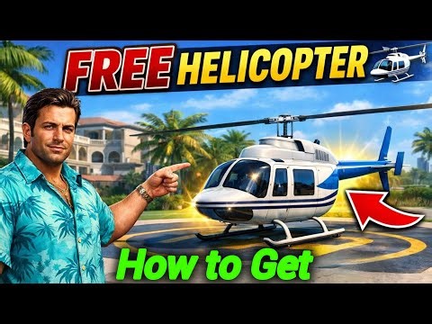 How to Get Free Helicopter 🚁 in GTA Vice City (Easy Trick)