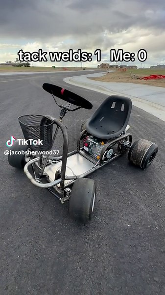 it happens to the worst of us 😂 #driftkart #diy #fabrication #gokart #drifting