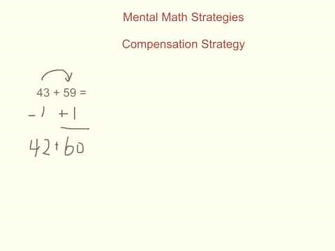Compensation Strategy: Mental Math