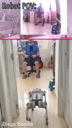 Robot Dog Meta VR Controller || Meta Quest S3 || Unitree Go2 AIR