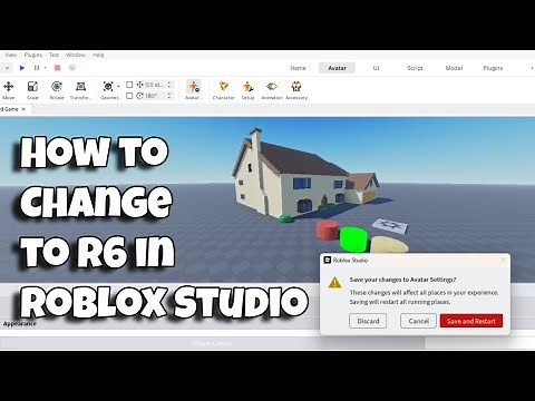 How to Change to R6 in Roblox Studio