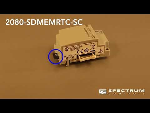 Micro800 2080 Plug-in MicroSD Memory with Real-Time Clock Overview Video