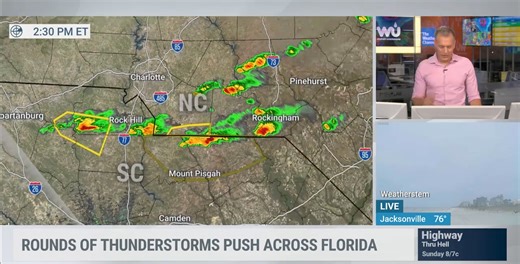 29K views · 110 reactions | A Severe Thunderstorm Watch has been issued for parts of North Carolina and South Carolina until 9:00 p.m. ET. Get the latest updates on air or download our TV app: https://bit.ly/3UzM2rh | The Weather Channel | Facebook