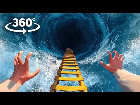 Survive the World's Scariest 360° Roller Coaster Drop!