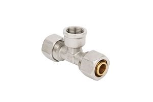 [Hot Item] Unf/ISO/SAE Equal Tee Press Compression Brass Fittings with High Quality