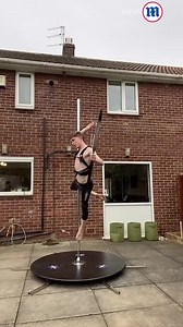 This man's pole-dancing and archery skills are on-point! 🏹 | Daily Mail Video