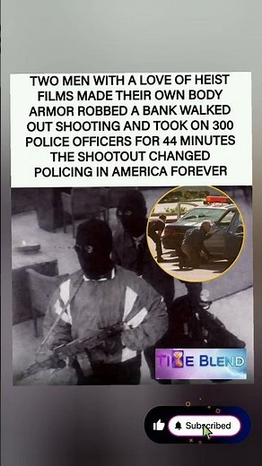 🎞️💔2 robbers homemade armor 300 cops, 44 minutes Changed policing forever🔫💥 #viral #movie #shorts