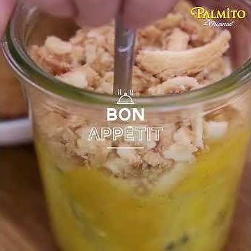 Crumble Ananas, mangue-passion et biscuits Palmito de LU®