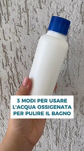 241K views · 1.3K reactions |  3 MODI PER USARE L'ACQUA OSSIGENATA...