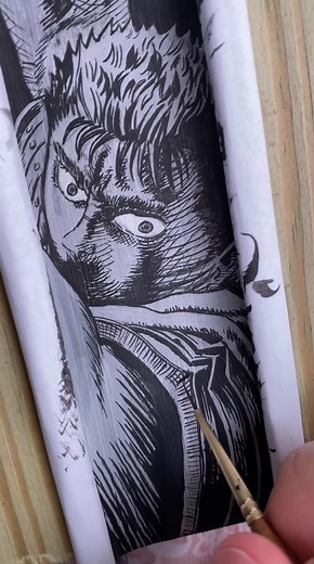 Berserk Casca Griffith Process Video | Guts x Casca | Beserk