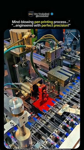 “This Machine Prints Pens With Insane Precision! 😱🔥”