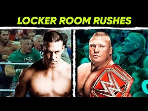 The Most Epic WWE Locker Room Rushes!