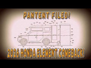 NEW 2026 Honda Element Patent Leaks – The Most Practical Crossover is Finally Coming Back!