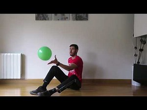 Educación física en casa con un globo 🎈