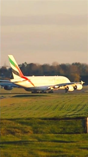 Watch the A380 full takeoff video from my You tube #aviation #airlinevideos #finaltakeoff