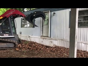 Single Wide Trailer Demolition