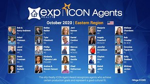 6.9K views · 80 reactions | We're excited to announce that 160 agents reached ICON status in October! Our ICON Agent Award recognizes agents who've achieved exceptional production goals & positively impacted company culture with up to $16k in publicly traded EXP World Holdings Investor Relations Symbol: EXPI stock. Congrats October ICONs! expworldholdings.com/news | eXp Realty | Facebook